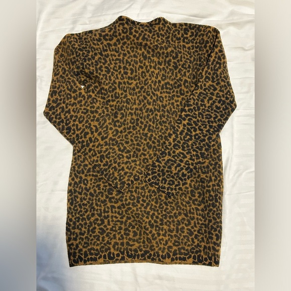 Vintage Jones New York Dress Animal Print Wool Sweater - S - Picture 5 of 6